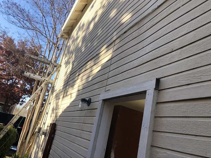 Hardboard siding