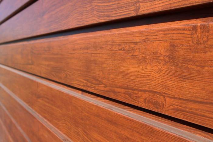 Woodgrain steel wood siding metal like looks forma plank