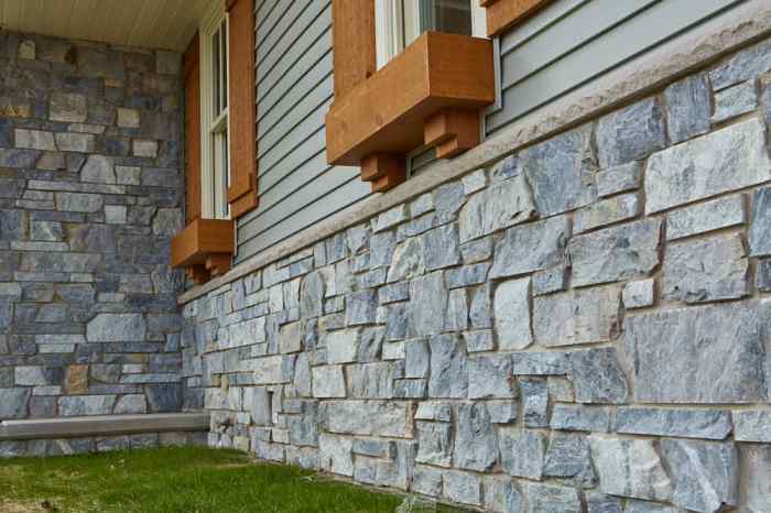 Stone veneer natural thin installation applications possible granite gray archives metal