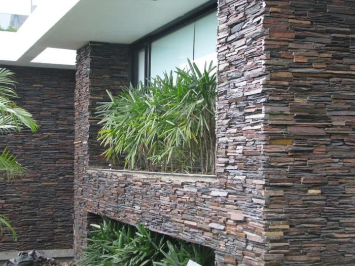 Rock siding