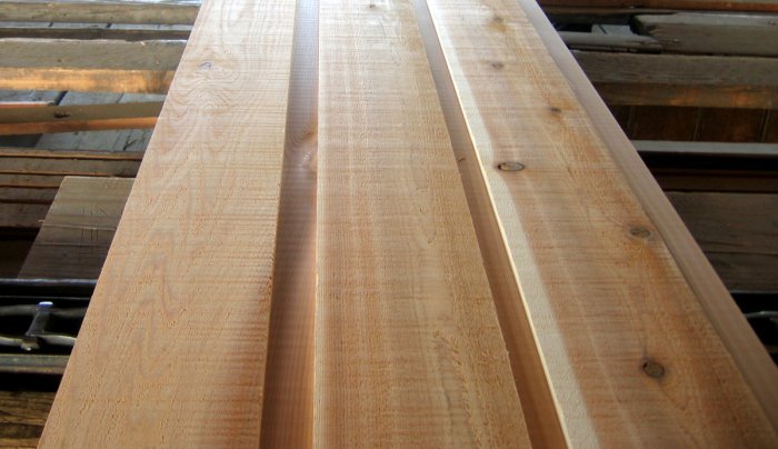 Cedar lap siding