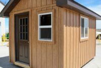 Shed siding