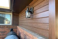 Wood look siding