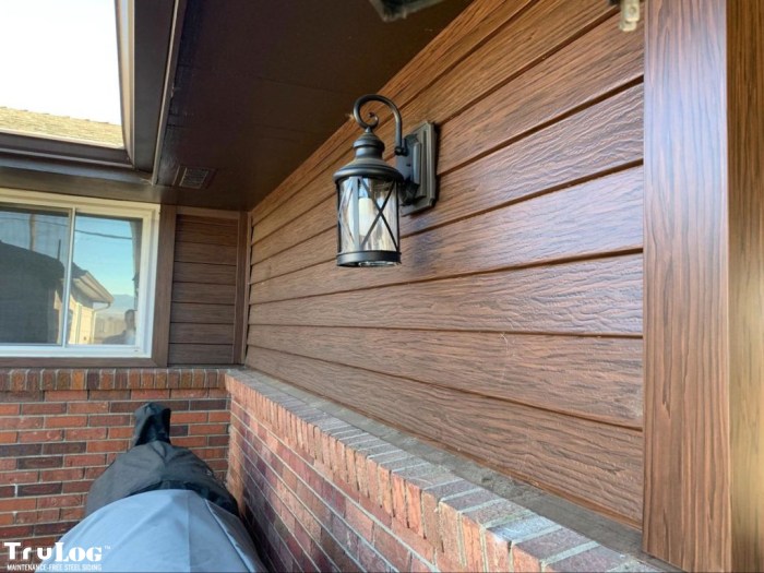 Vinyl siding that looks like wood