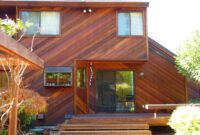 Redwood siding