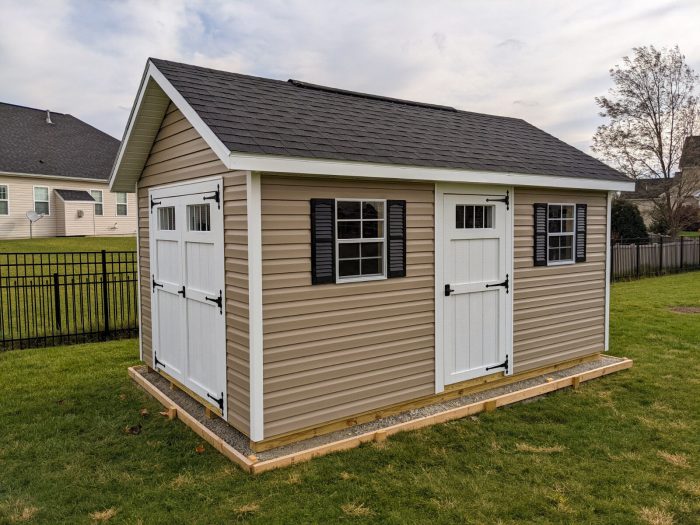 Shed siding