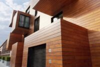 Exterior wood siding